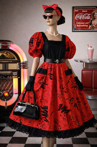 Vintage rockabilly kleid - rockabilly,