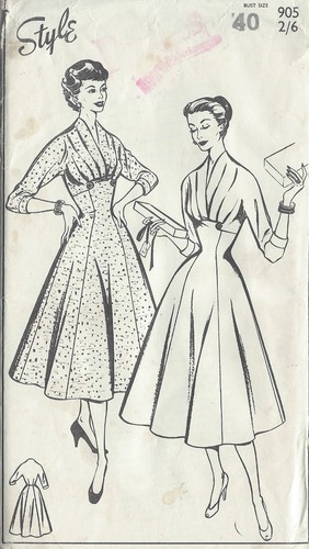 1950er vintage nähmuster b40 - 1950er,