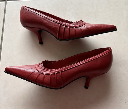 Pumps echt leder rot - gr.,